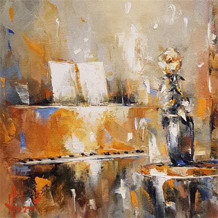 Painting Mélodie by Hébert Franck | Painting  Oil