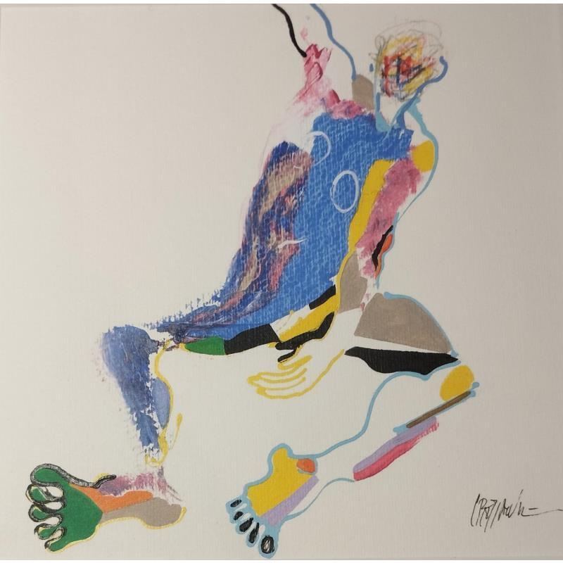 Peinture J'avoue, la vie... par Cressanne | Tableau Acrylique