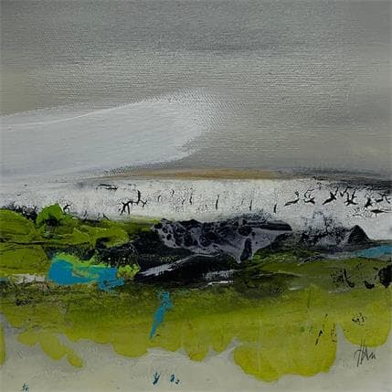 Painting Brise terre 1 by Han | Painting Abstract Minimalist