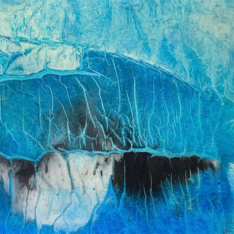 Peinture Mascaret 1 par Han | Tableau Abstrait Minimaliste