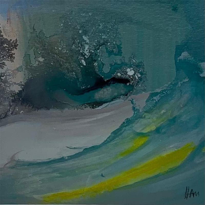 Gemälde Dream time 2 von Han | Gemälde Abstrakt Minimalistisch