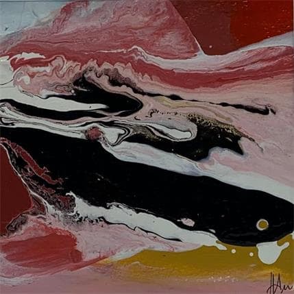 Peinture Ombre et conscience par Han | Tableau Abstrait Minimaliste