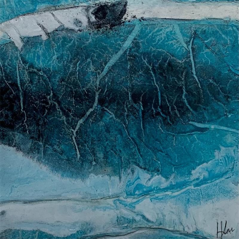 Painting Résurgence 3 by Han | Painting Abstract Minimalist