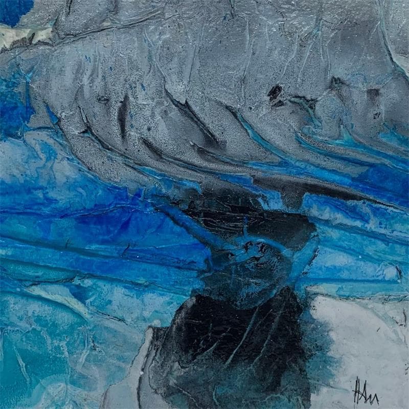 Peinture Résurgence 2 par Han | Tableau Abstrait Minimaliste