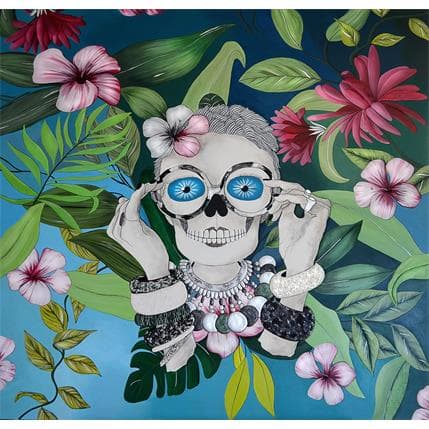 Painting Iris Apfel by Geiry | Painting Subject matter Portrait