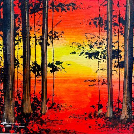 Peinture Avant la nuit 1 par Locoge Alice | Tableau Acrylique