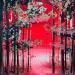 Painting De rouge et d'or by Locoge Alice | Painting Acrylic