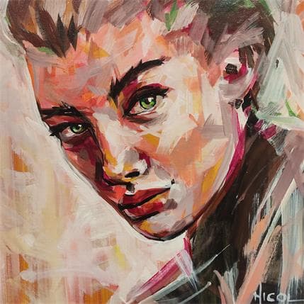 Peinture Ivona par Vacaru Nicoleta  | Tableau Figuratif Acrylique Portraits