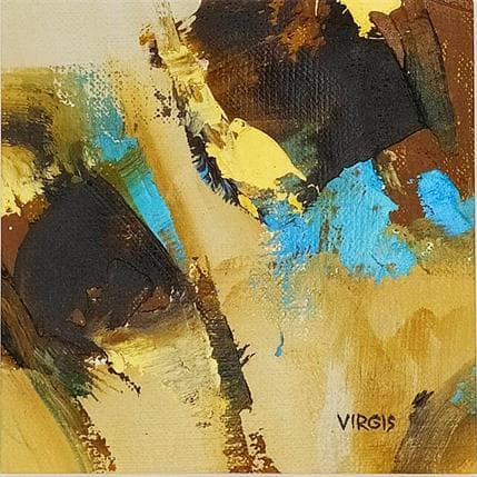 Painting SIDE BY SIDE  by Virgis | Painting Abstract Oil Minimalist
