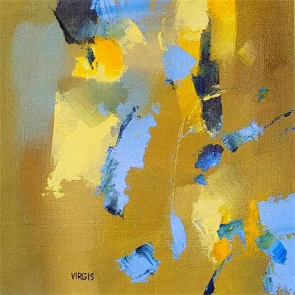 Painting SUNNY AFTERNOON by Virgis | Painting Abstract Oil Minimalist