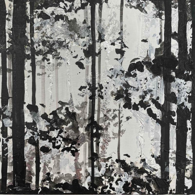 Painting Foret du silence by Locoge Alice | Painting Acrylic