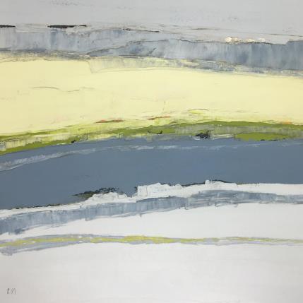 Gemälde Douce Journée von Marteau Frederique | Gemälde Abstrakt Öl Landschaften