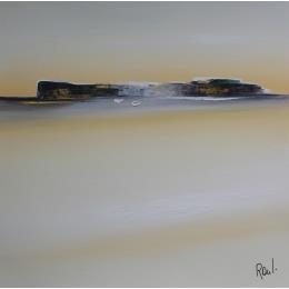 Gemälde Evasion 25 von Roussel Marie-Ange et Fanny | Gemälde Abstrakt Öl Marine