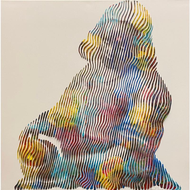 Gemälde La Laitière de Vermeer von Schroeder Virginie | Gemälde Acryl