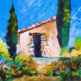 Painting LE MAS D'EYGALIERES by Laura Rose | Painting