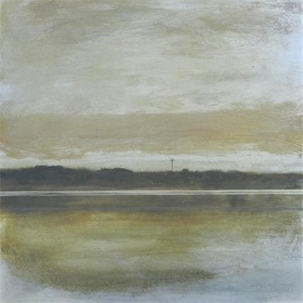 Peinture Collines de Fitou par Mahieu Bertrand | Tableau Art Singulier Métal Paysages