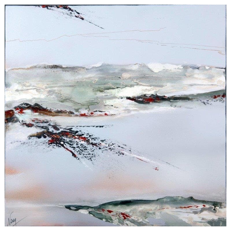 Peinture 623 par Naen | Tableau Abstrait Paysages Acrylique