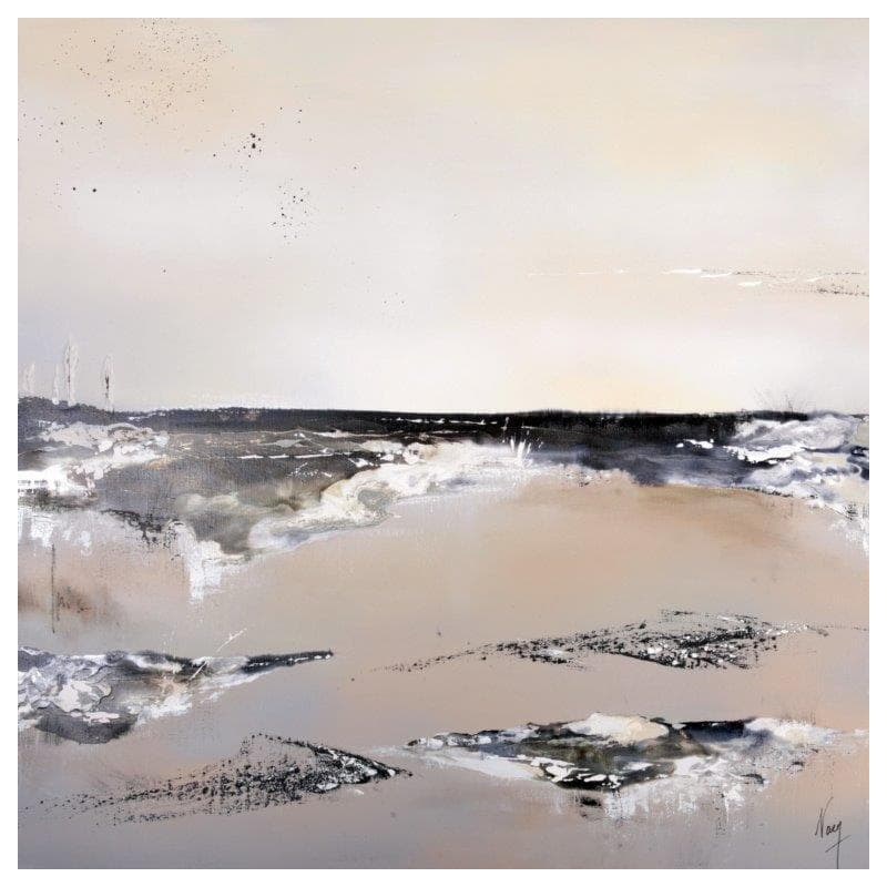 Peinture 631 par Naen | Tableau Abstrait Paysages Acrylique