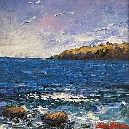 Painting Lagoa azul by Chico Souza | Painting  Oil