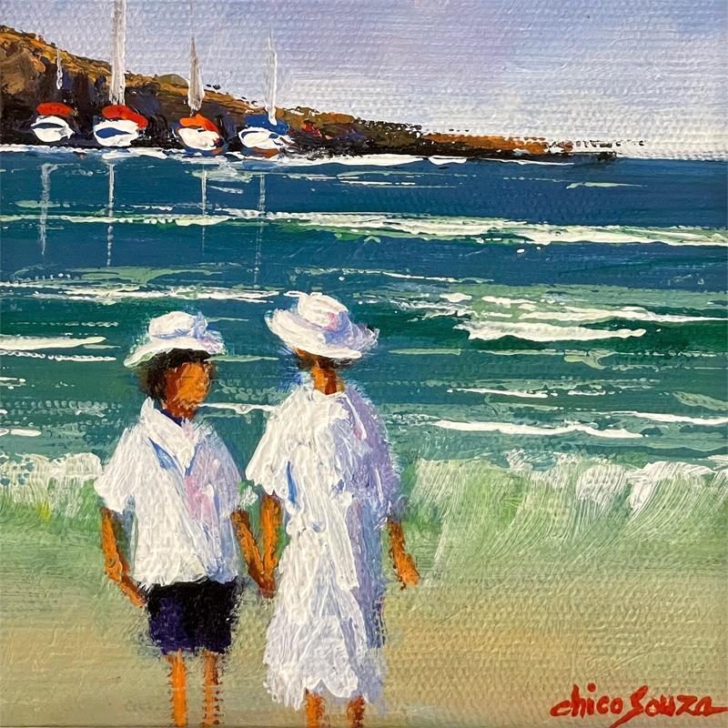 Painting Amor inocente by Chico Souza | Painting Oil