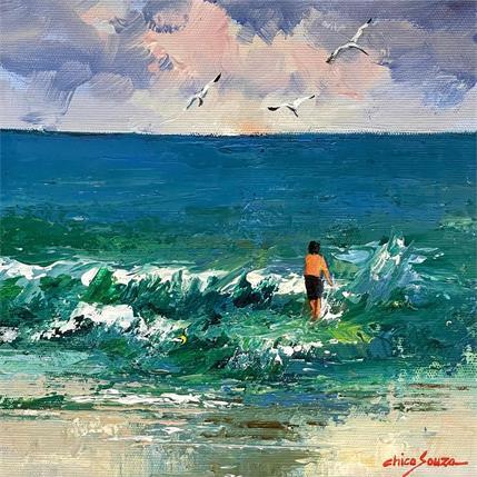 Painting Solitario by Chico Souza | Painting  Oil