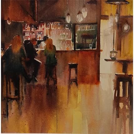 Painting Elles pourraient être sœurs ! by Abbatucci Violaine | Painting Figurative Watercolor Life style