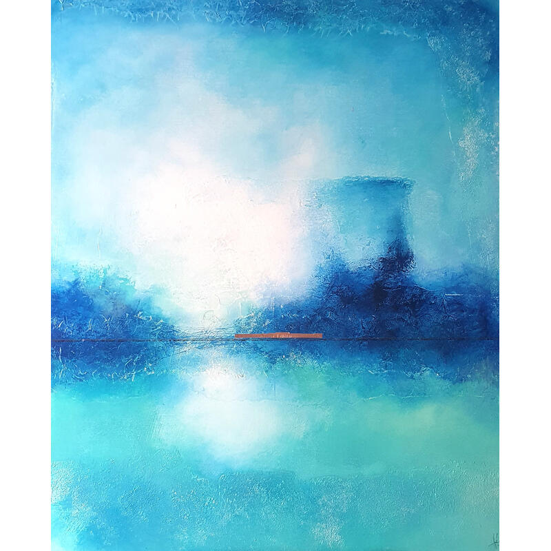Pintura Abst.#12/10 por Hévin Christian | Pintura Abstracto Minimalista