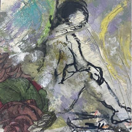 Painting Mon soleil by Kerbastard Béatrice | Painting  Acrylic, Charcoal, Pastel