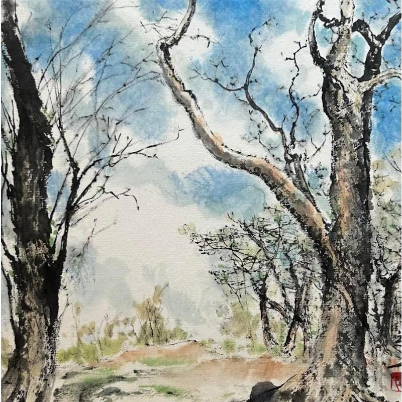 Gemälde Pale & Strong von Sanqian | Gemälde