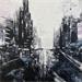 Peinture Ny in black par Dessein Pierre | Tableau Abstrait Huile