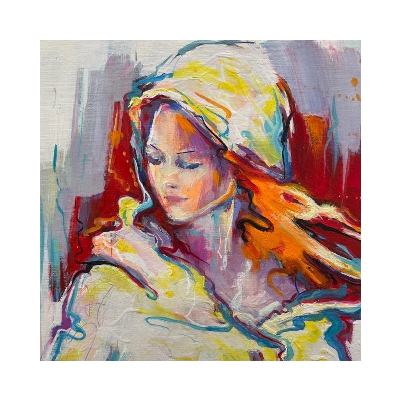 Painting Oublie! by Dubost | Painting Figurative Portrait Acrylic
