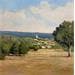 Painting Vers Bedoin by Giroud Pascal | Painting Figurative Landscapes Oil