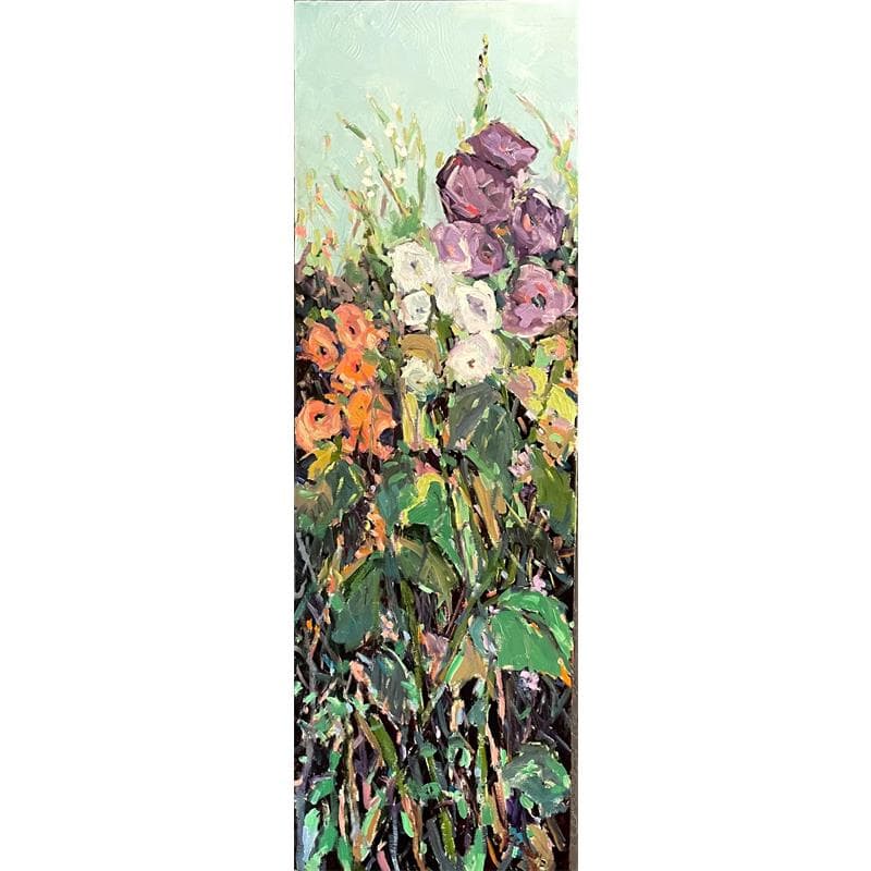 Painting Returning Beauties by Carrillo Cindy | Painting Figurative Oil Landscapes