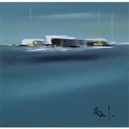 Peinture Instant d'émotion 37 par Roussel Marie-Ange et Fanny | Tableau Figuratif Huile Marine, Paysages