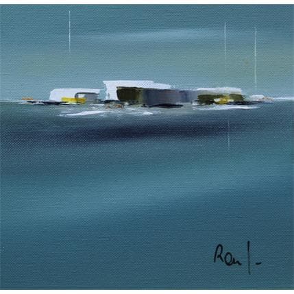 Painting Instant d'émotion 37 by Roussel Marie-Ange et Fanny | Painting Figurative Oil Landscapes, Marine