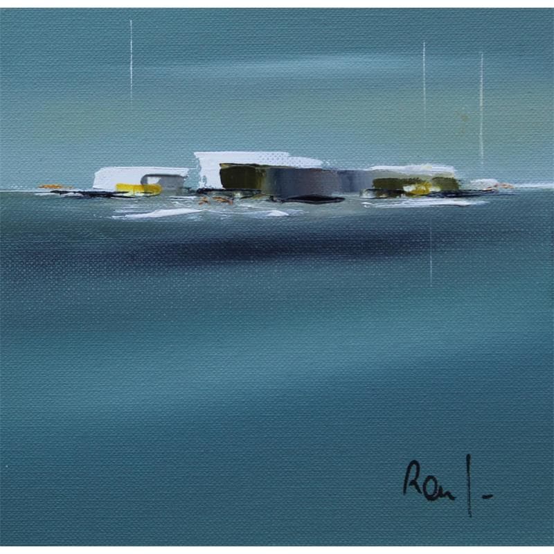 Peinture Instant d'émotion 37 par Roussel Marie-Ange et Fanny | Tableau Figuratif Paysages Marine Huile