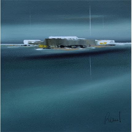 Painting Impression marine 37 by Roussel Marie-Ange et Fanny | Painting Figurative Oil Landscapes, Marine