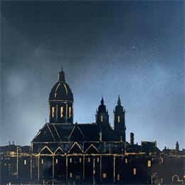 Gemälde Infinity von Rey Julien | Gemälde  Acryl