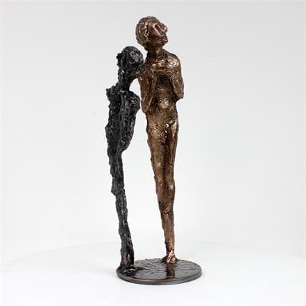Sculpture Duo muse bronze acier 57-22 par Buil Philippe | Sculpture Figuratif Métal