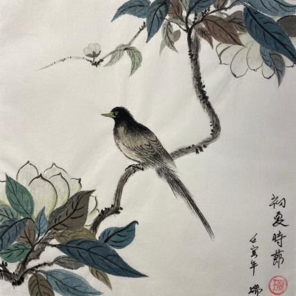 Painting The early summer by Amblard Rui | Painting  Watercolor Pop icons