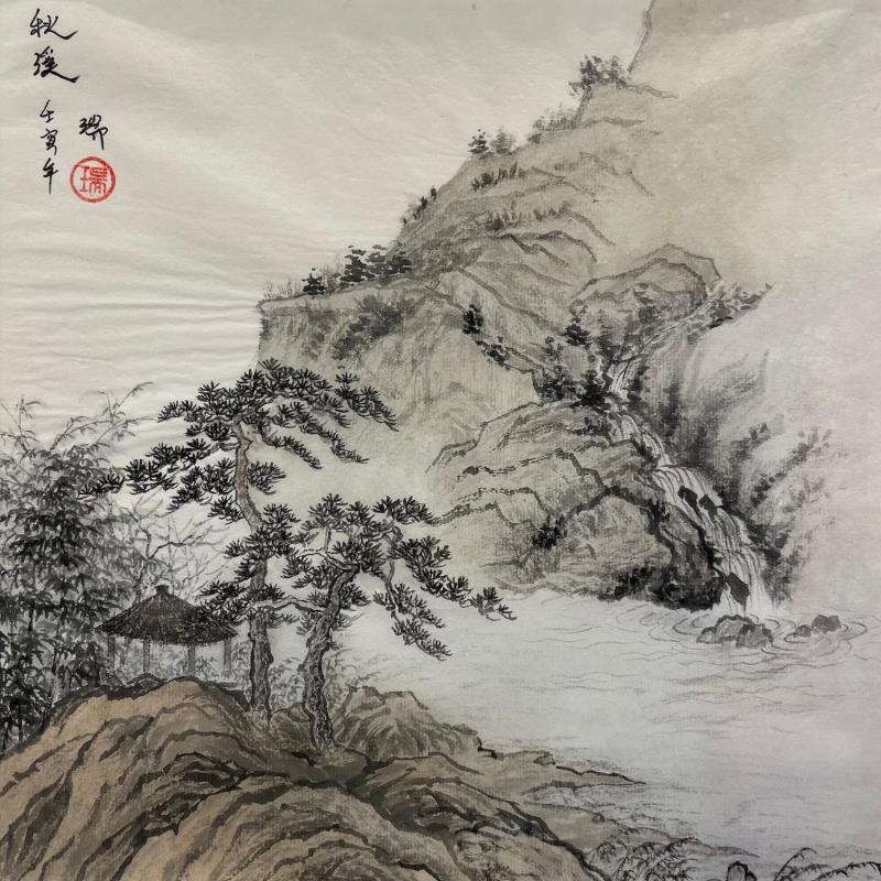 Painting The brook babbing away by Amblard Rui | Painting Watercolor