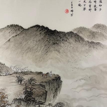 Gemälde The end of the sky von Amblard Rui | Gemälde  Aquarell