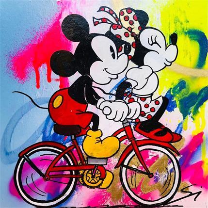 Painting ride with me by Mestres Sergi | Painting Pop-art Acrylic, Cardboard, Graffiti Pop icons