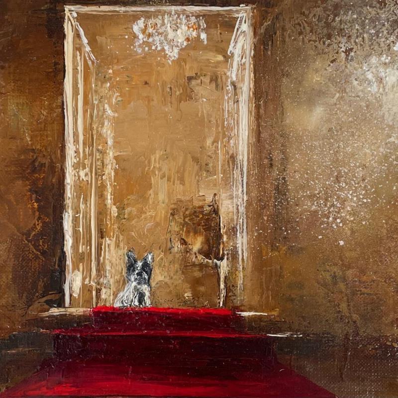 Painting gardien  by Vinnie | Painting Figurative Life style Oil