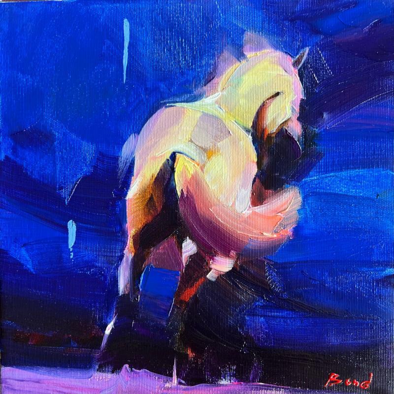 Peinture Touch of Nothing par Bond Tetiana | Tableau Figuratif Animaux Huile