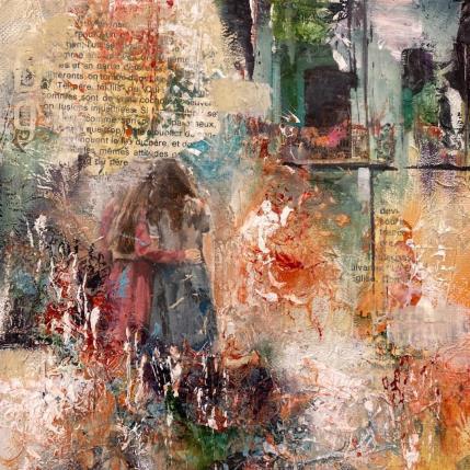 Painting They Will Come Back Soon by Bergeron Marie-Josée | Painting Figurative Acrylic, Gluing, Oil Life style