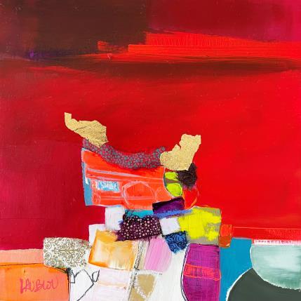 Peinture Perché pour dominer-1 par Lau Blou | Tableau Abstrait Acrylique, carton