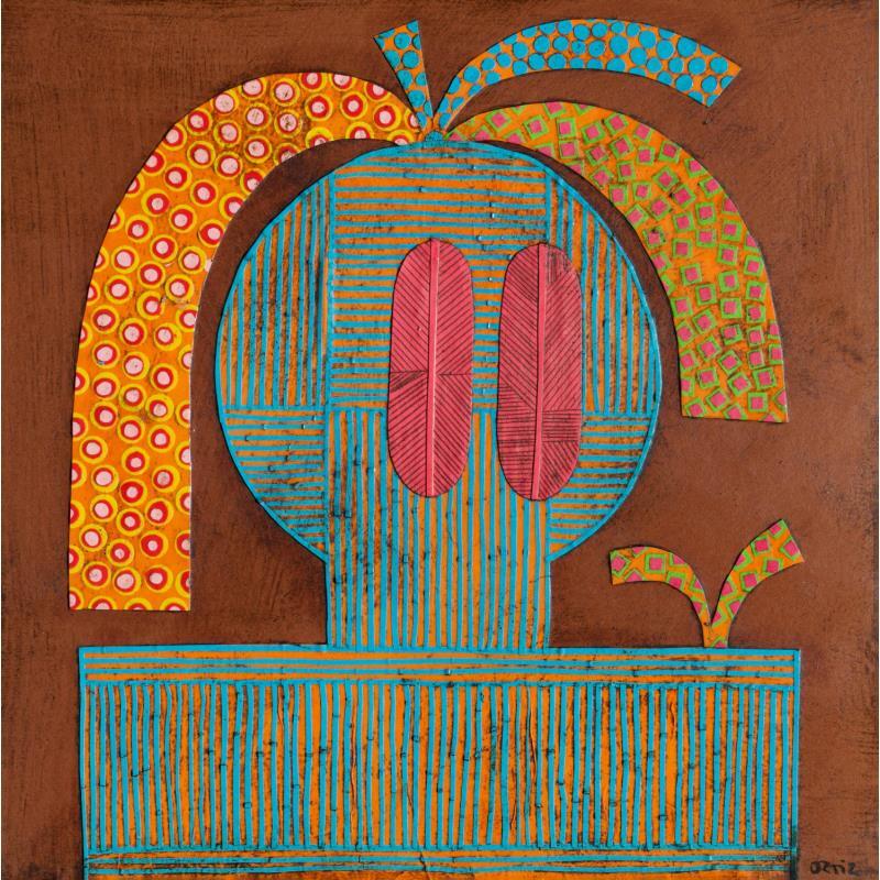 Painting Pelos 10 by Ortiz Gustavo | Painting Gluing