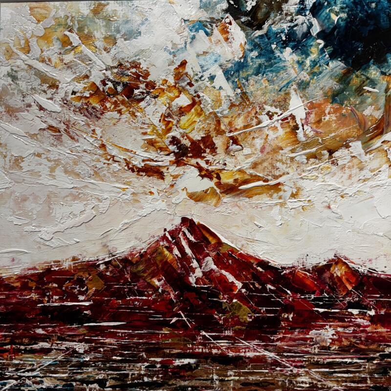 Painting Sedona Airport Mesa view by Reymond Pierre | Painting Figurative Landscapes Oil