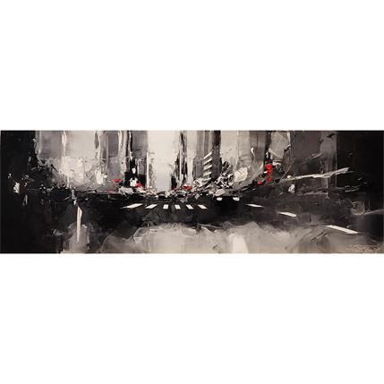 Peinture Black White par Castan Daniel | Tableau Figuratif Huile Urbain
